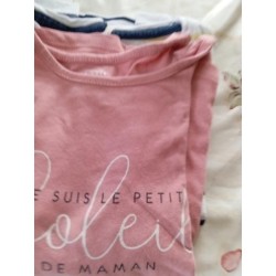 Lot tee shirt fille TAILLE...