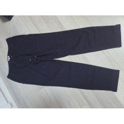 Pantalon bleu marine a...