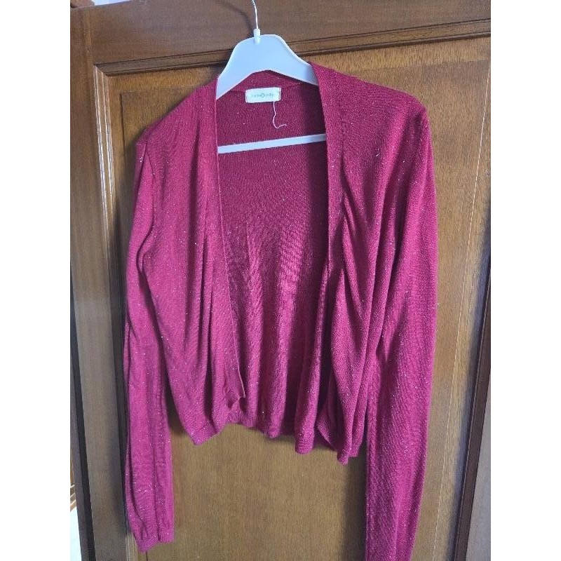 Gilet boléro rouge brillant TAILLE 38