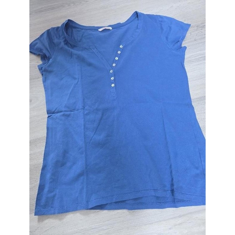 Tee shirt bleu camaïeu  TAILLE M