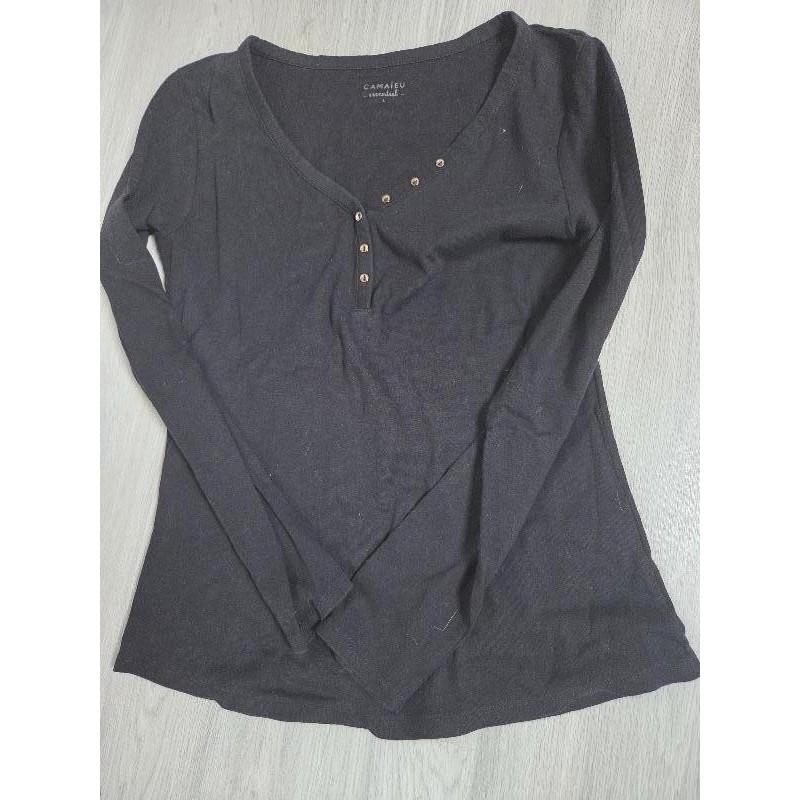Tee-shirt manche longue camaïe TAILLE L