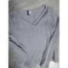 Haut pailleté gris TAILLE L