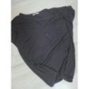 Haut noir bouton devant camaïe TAILLE L