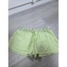 Short pyjama vert anis TAILLE 42