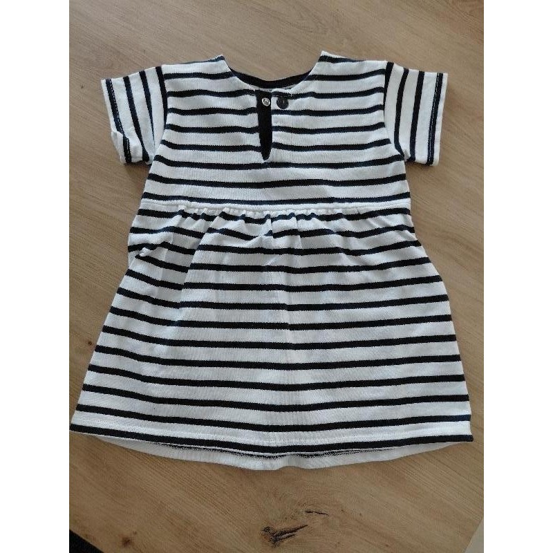 Robe marinière Petit Bateau  TAILLE 24 mois