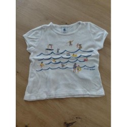 T-shirt blanc Petit Bateau...