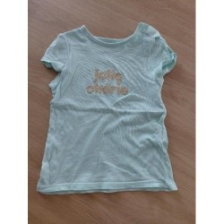 T-shirt vert Kiabi  TAILLE 2A 