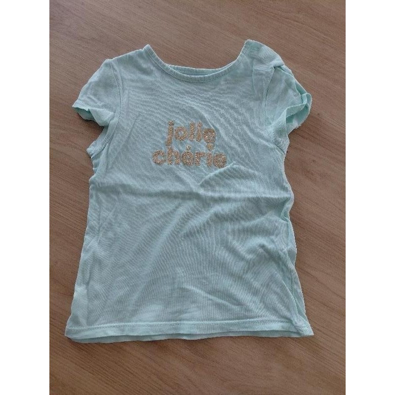 T-shirt vert Kiabi  TAILLE 2A 
