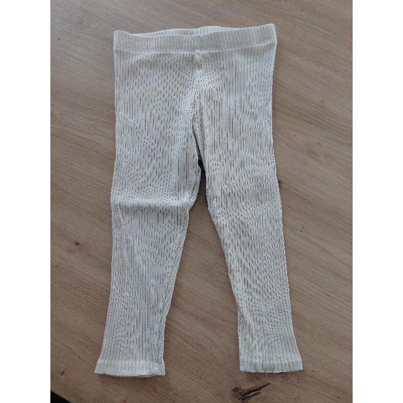 Legging Crème Kiabi  TAILLE 2A 