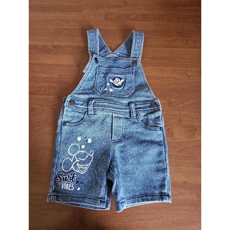 Salopette short jean TAILLE 9 mois
