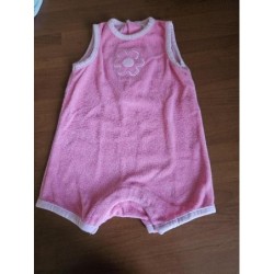 Barboteuse rose éponge...