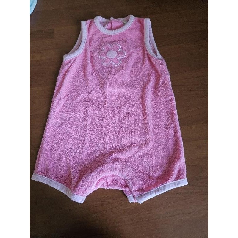 Barboteuse rose éponge  TAILLE 9 mois