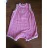 Barboteuse rose éponge  TAILLE 9 mois