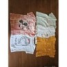 Lot 5 tee-shirt MC TAILLE 9 mois