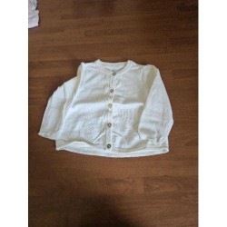 Gilet blanc ML TAILLE 9 mois