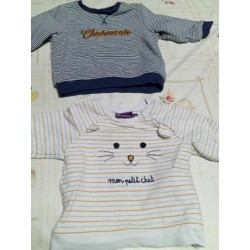 Lot pull garcon TAILLE 6 mois