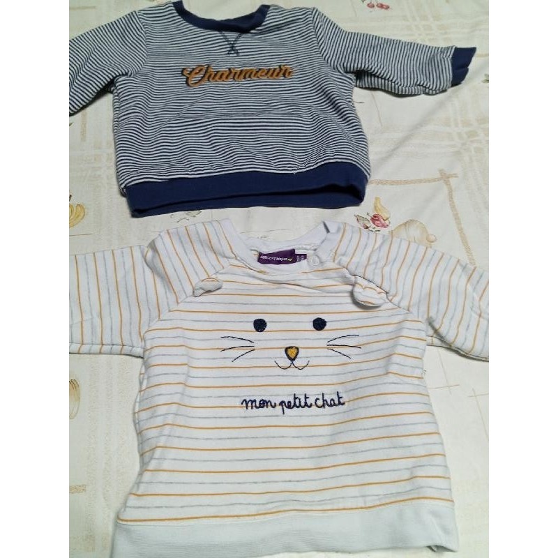 Lot pull garcon TAILLE 6 mois