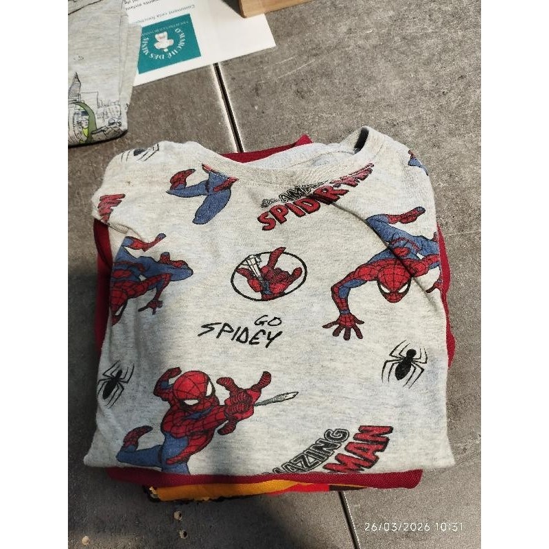 T shirt ml spider man TAILLE 6 a