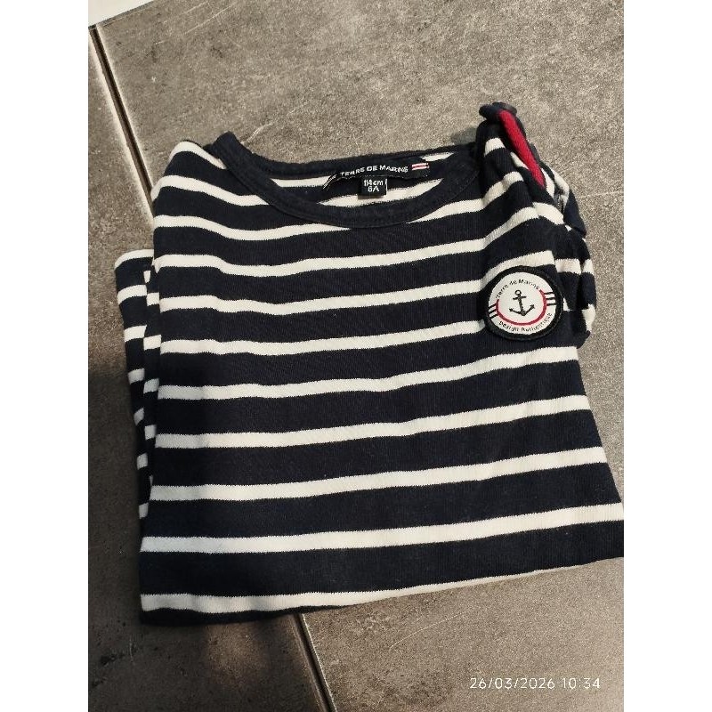 Tshirt ml terre de marin TAILLE 6 a