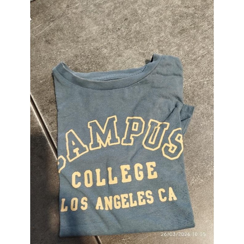 Tshirt mc bleu campus TAILLE 6 a