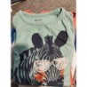 Tshirt mc bleu zèbre  TAILLE 6 a