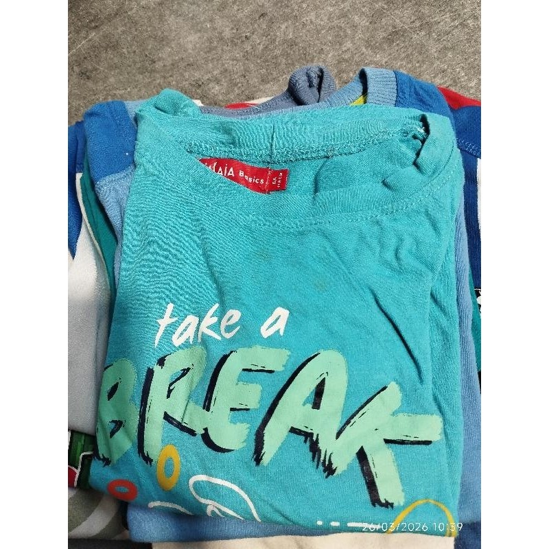 Tshirt bleu mc break TAILLE 6 a