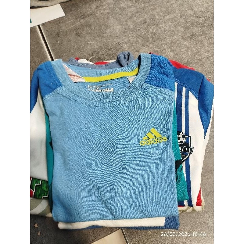 Tshirt mc adidas bleu TAILLE 6 a