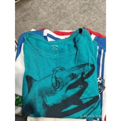Tshirt bleu requin TAILLE 6 a