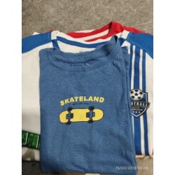 Tshirt bleu skate TAILLE 6 a