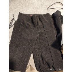 Pantalon noir patte...