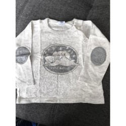 T-shirt ML pb gris ours...