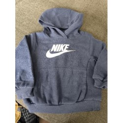 Sweat a capuche nike bleu...