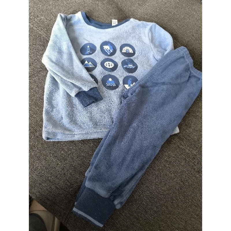 Pyjama 2p velours TAILLE 2 ans