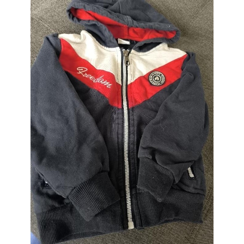 Veste bleu marine rge blc TAILLE 30 mois