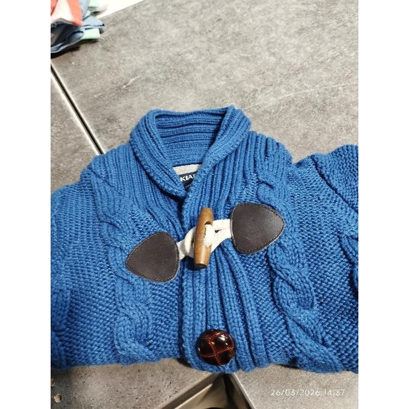 Gilet bleu kiabi TAILLE 18m