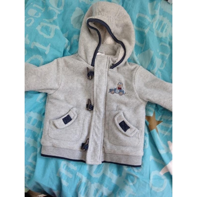 Manteau gris epais TAILLE 18 mois 