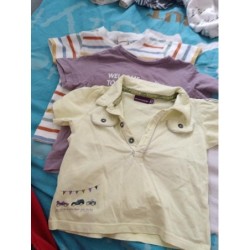3 T shirt mc 18 mois TAILLE...