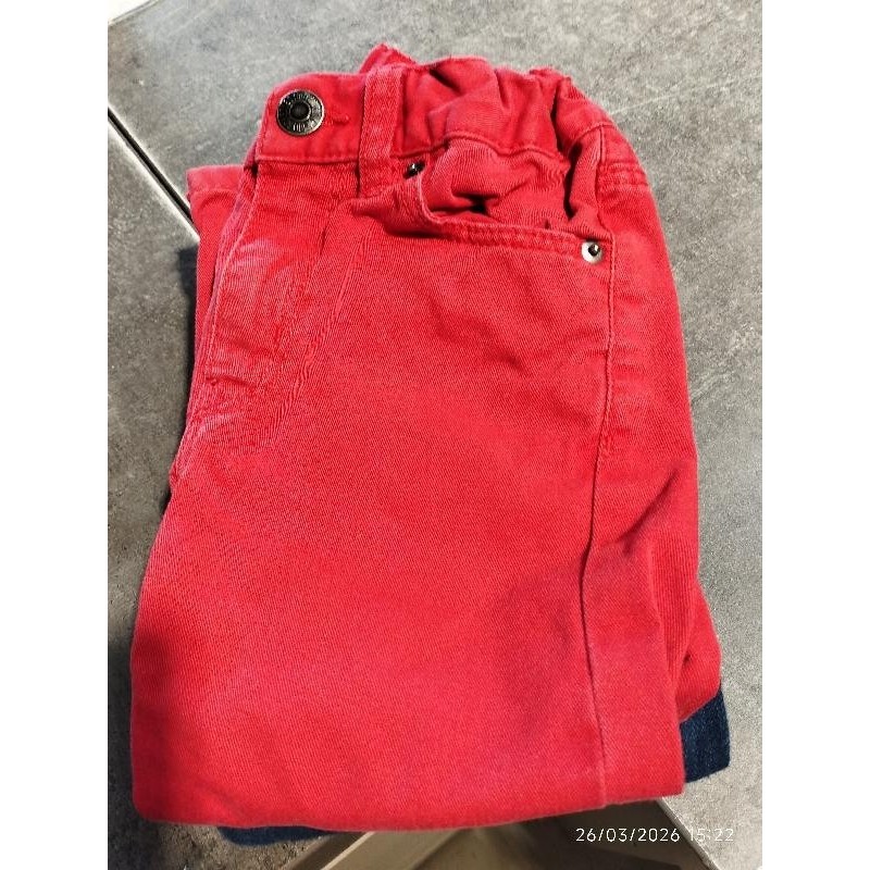 Jean's rouge hetm TAILLE 2a
