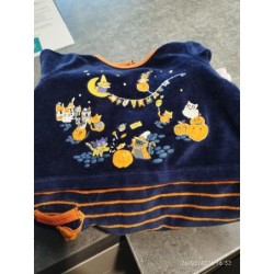 Pyjamas bleu velour TAILLE 6m