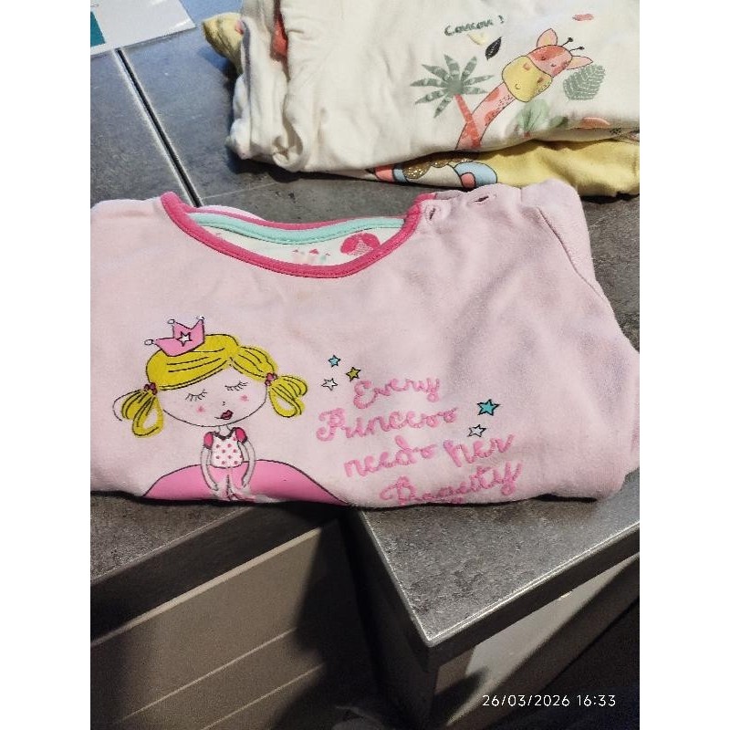 Pyj 2p rose princesse  TAILLE 2a