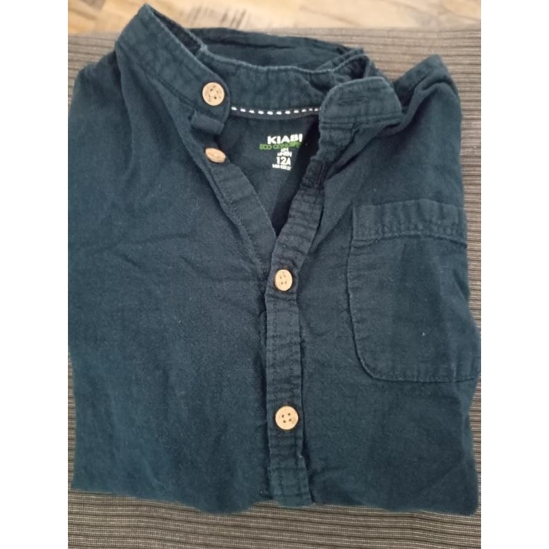 Chemise kiabi bleu manche long TAILLE 12 ans