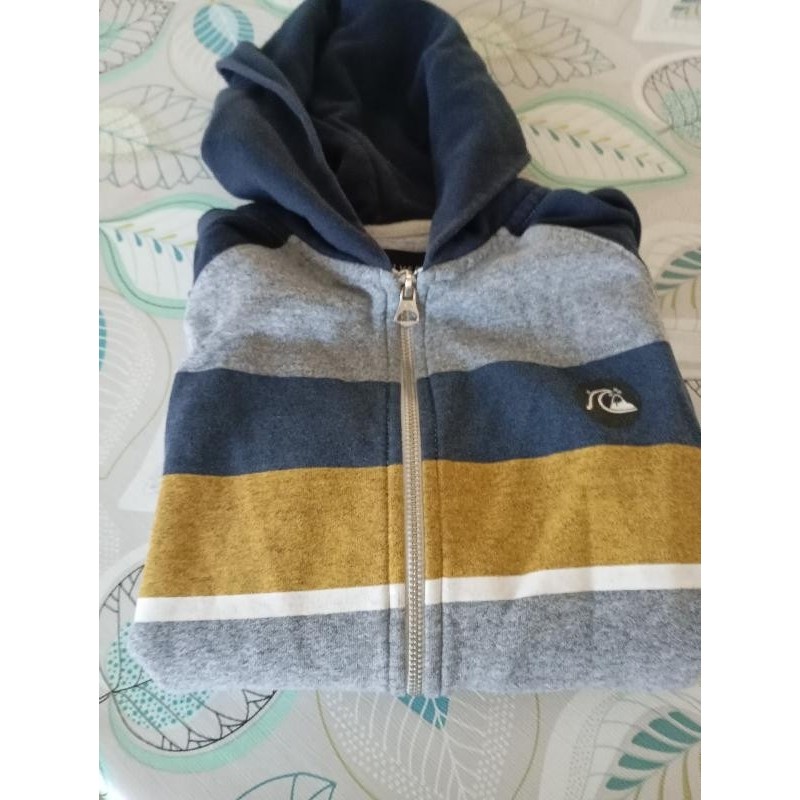 Sweat Quicksilver rayé  TAILLE 12 ans