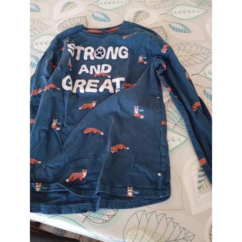 Teeshirt ML kiabi renard TAILLE 12 ans