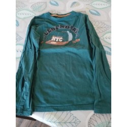 Teeshirt ML kiabi vert...