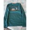 Teeshirt ML kiabi vert  TAILLE 12 ans
