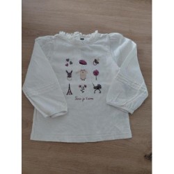 T-shirt ML écru S Major 24m...