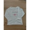 T-shirt ML blanc 23m TAILLE 23m