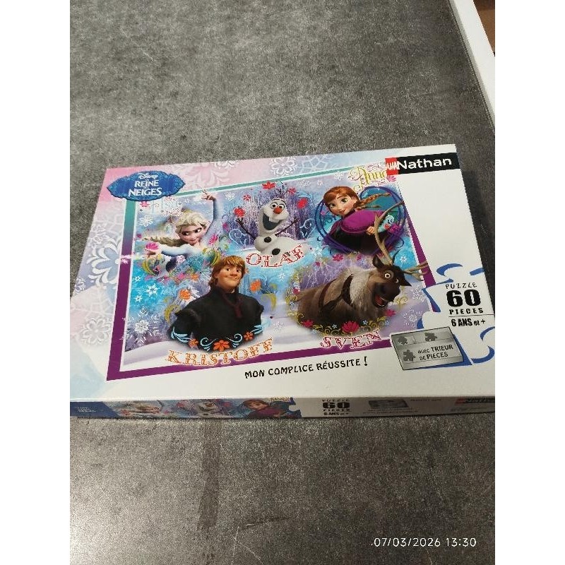Puzzle reine des neiges 60 pièces 
