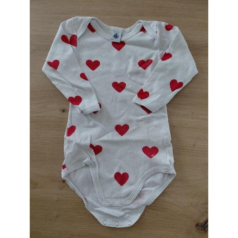 Body cœur Petit Bateau 18m TAILLE 18m