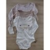 Lot 3 bodys ML marron Kiabi 18 TAILLE 18m 